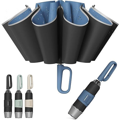 Inverted Umbrella with Carabiner Handle