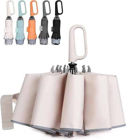 Inverted Umbrella with Carabiner Handle