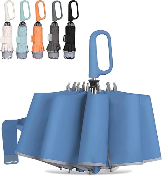 Inverted Umbrella with Carabiner Handle